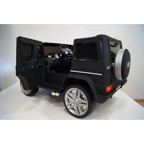 Электромобиль RiverToys Mercedes-Benz G65 AMG черный матовый - Фото 19