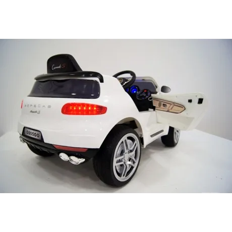 Электромобиль RiverToys Porsche Macan O005OO VIP (белый) - Фото 15
