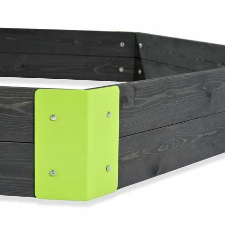 Песочница шестиугольная Exit Toys Акцент 160*140 см - Фото 3