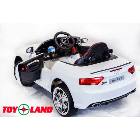 Электромобиль ToyLand Audi RS 5 белый - Фото 5