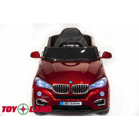 Электромобиль ToyLand BMW X6 красный - Фото 3