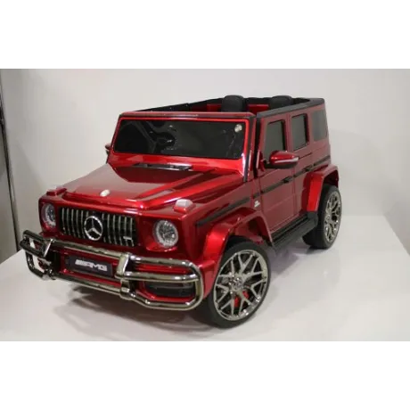 Детский электромобиль RiverToys Mercedes-AMG G63 4WD (S307) вишневый глянец - Фото 5