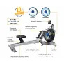 Гребной тренажер Fluid Rower Evolution E350 - Фото 6