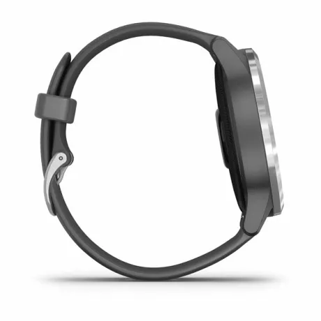 Смарт-часы с GPS Garmin VIVOACTIVE 4 серые с серебристым безелем - Фото 3