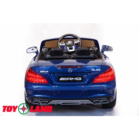 Электромобиль ToyLand Mercedes-Benz SL65 AMG синий - Фото 7
