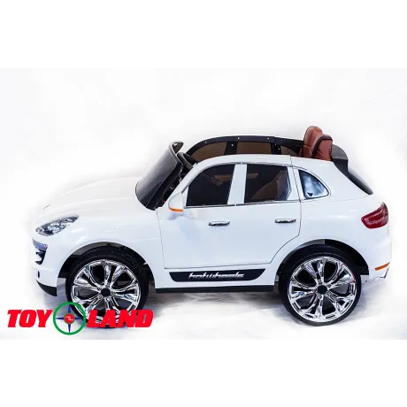 Электромобиль ToyLand Porsche Macan QLS 8588 белый - Фото 4