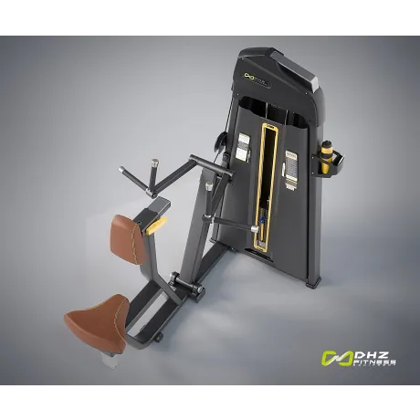 Гребная тяга с упором на грудь DHZ Vertical Row Стек 94 кг E-1034В - Фото 4