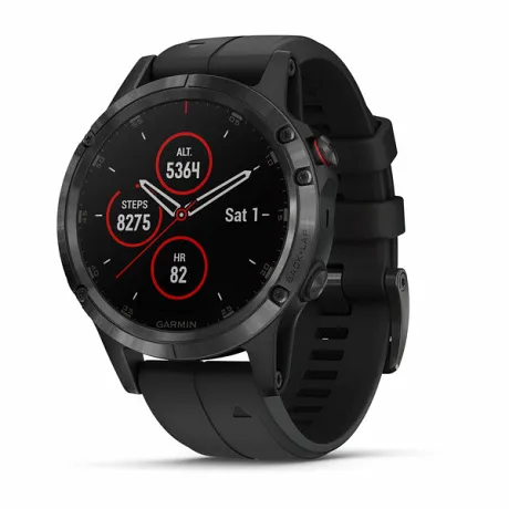 Мультиспортивные часы Garmin FENIX 5 PLUS SAPPHIRE черный