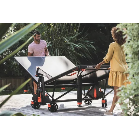 Теннисный стол Cornilleau 700X Outdoor Black - Фото 7