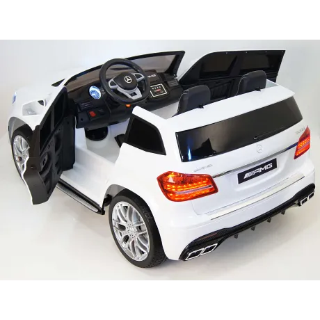 Электромобиль RiverToys Mercedes-Benz GLS63 4WD (белый) - Фото 9