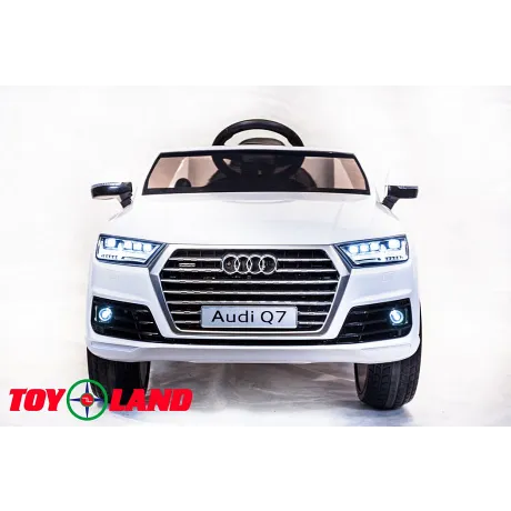 Электромобиль ToyLand Audi Q7 белый - Фото 8