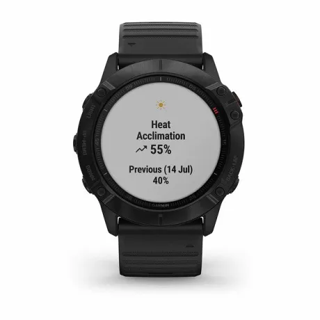 Часы Garmin FENIX 6X Pro черный с черным ремешком - Фото 6