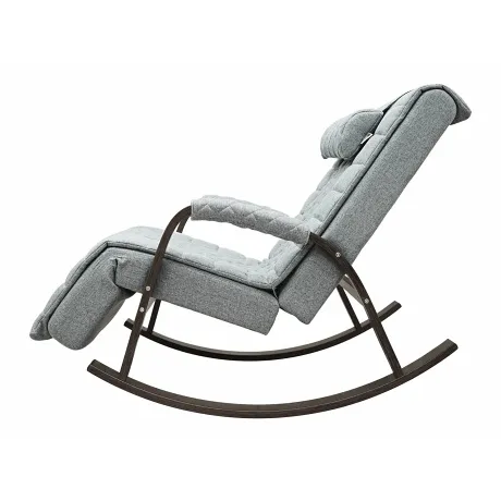 Массажное кресло качалка FUJIMO SOHO DELUXE F2000 TCFA Серый (TONY13) - Фото 10