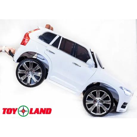 Электромобиль ToyLand Volvo XC90 белый - Фото 9