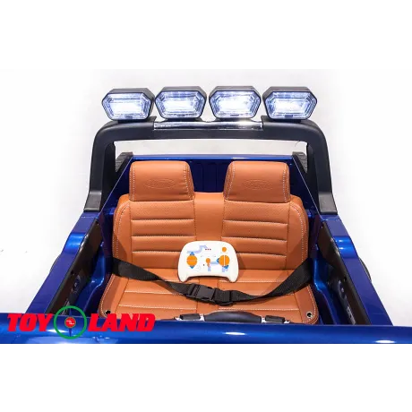 Электромобиль ToyLand Ford Ranger 2017 4x4 синий - Фото 4