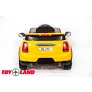 Электромобиль ToyLand Mini Cooper HL 198 желтый - Фото 6