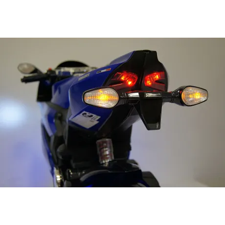 Мотоцикл RiverToys A001AA синий - Фото 6