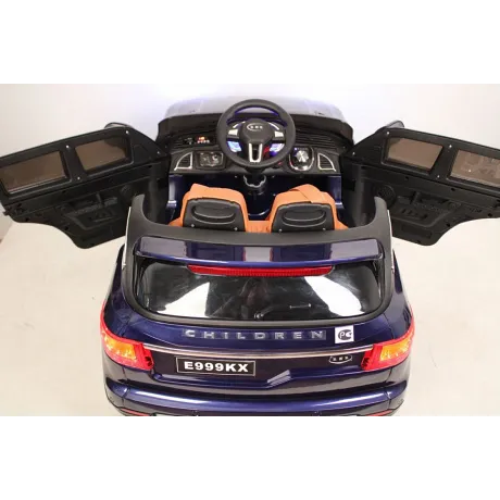 Электромобиль RiverToys Range Rover Sport E999KX синий глянец - Фото 4