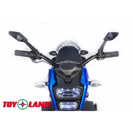 Электромотоцикл ToyLand Moto Sport DLS01 синий - Фото 4