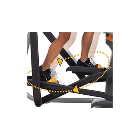 Эллиптический тренажер коммерческий MATRIX E7XI (E7XI-03 Iced Silver) - Фото 2