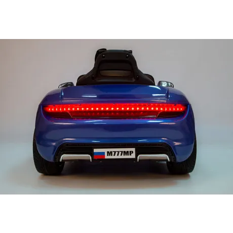 Электромобиль Barty Porsche Sport М777МР синий - Фото 10