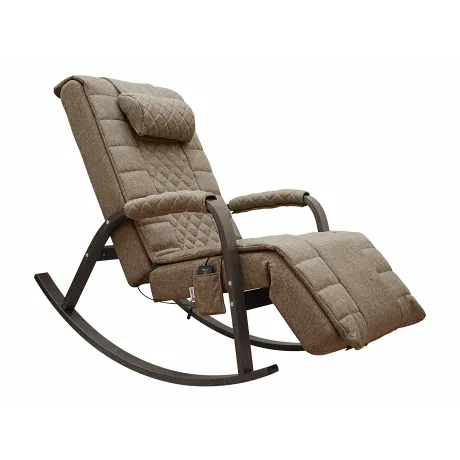 Массажное кресло качалка FUJIMO SOHO DELUXE F2000 TCFA Шоколад (TONY8) - Фото 8