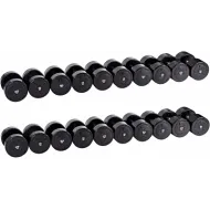 Гантельный ряд PROFI-FIT POWER 27,5 кг - 50 кг (10 пар), шаг 2,5 кг