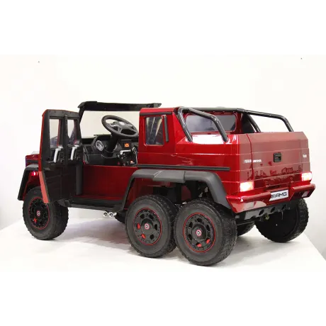 Электромобиль RiverToys Mercedes-Benz G63-AMG 4WD X555XX Cherry - Фото 11