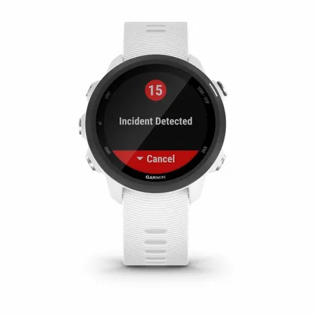 Смарт-часы с GPS Garmin FORERUNNER 245 Music белый с белым ремешком - Фото 8