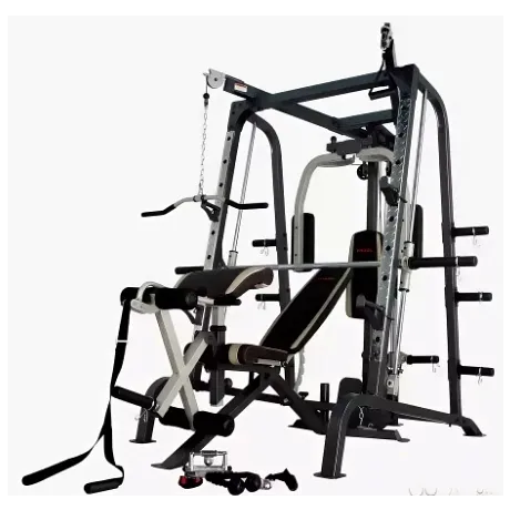 Многофункциональная силовая станция на свободных весах Смит-машина PROTRAIN LM008 Многофункциональная силовая станция на свободных весах Смит-машина PROTRAIN LM008