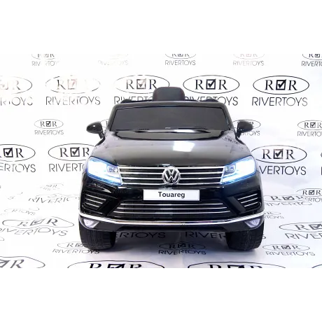 Электромобиль RiverToys VOLKSWAGEN TOUAREG Black - Фото 4