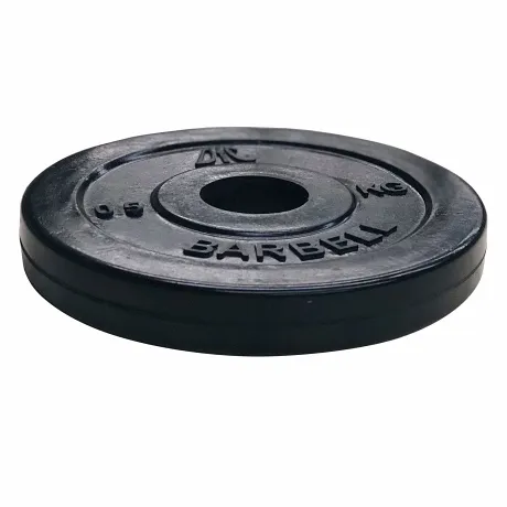 Диск обрезиненный DFC, чёрный, 26 мм, 20кг WP021-26-20 - Фото 4