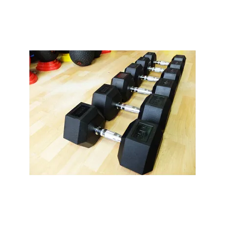 Набор гексагональных гантелей Original Fittools 6 пар от 12,5 до 25 кг - Фото 2