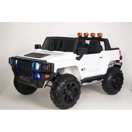 Электромобиль RiverToys HUMMER A777MP White - Фото 6