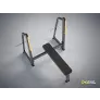 Скамья-стойка для жима штанги лежа DHZ Olympic Bench E-1043В - Фото 9