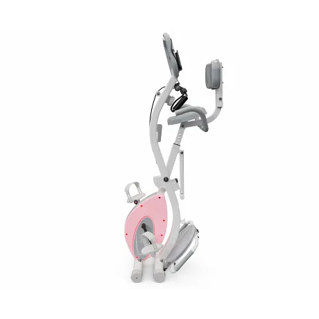 Велотренажер X-Bike DFC DavCreator Max PRO, бело-розовый - Фото 13