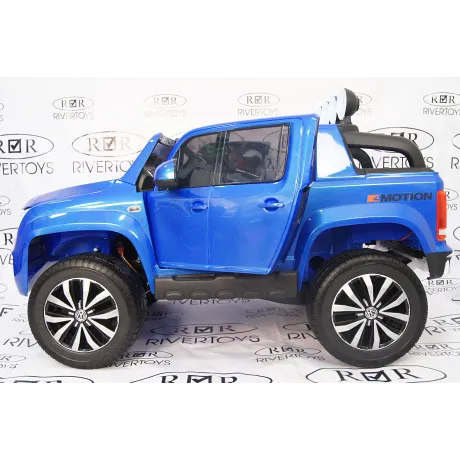 Электромобиль RiverToys VOLKSWAGEN-AMAROK-M999MM Blue - Фото 15