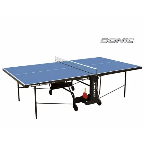 Теннисный стол Donic Indoor Roller 600 синий с сеткой