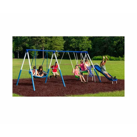 Детский комплекс DFC качели, качели-гнездо и горка 76208 - Фото 5