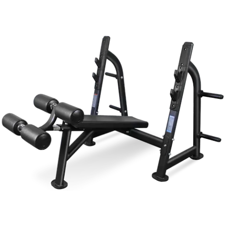 Скамья для жима с отрицательным наклоном BRONZE GYM BR-1013