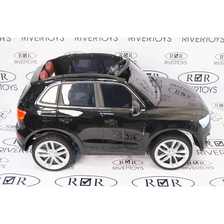 Электромобиль RiverToys AUDI Q5 Black - Фото 6