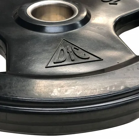 Диск обрезиненный DFC, чёрный, 51 мм, 2,5кг WP015-51-2,5 - Фото 3