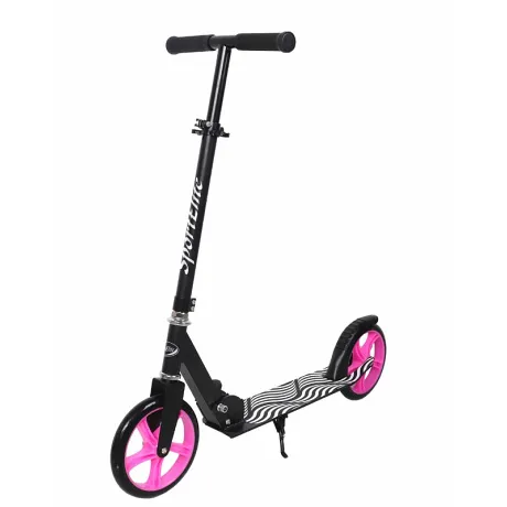 Самокат SportElite SE-310 черный/фиолетовый