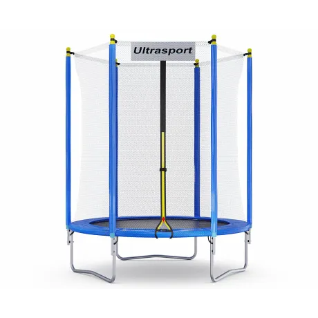 Батут DFC Trampoline STOCK 6 ft ULTRASPORT с внешней защитной сеткой - Фото 6