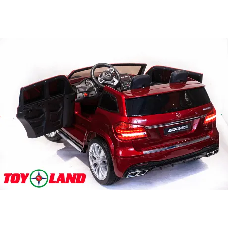 Детский электромобиль ToyLand Mercedes-Benz GLS63 AMG красный (краска) - Фото 6