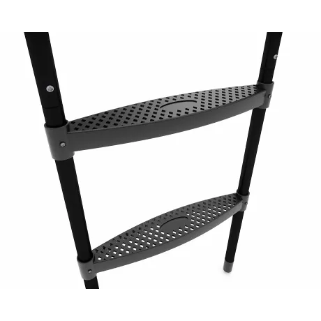 Батут Triumph Nord премиальный 305 см двухцветный серый/оранжевый с лестницей - Фото 9