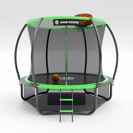 Батут Jump Power 10ft PRO Basket Green