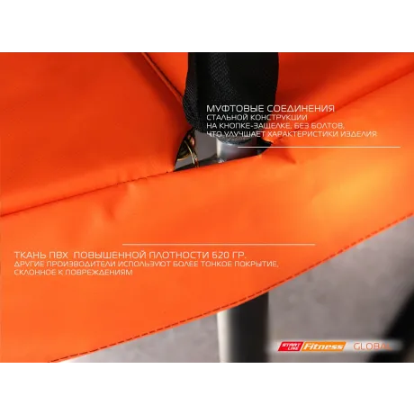 Батут Start Line Fitness 10FT (Global) с внутренней сеткой и пластиковой лестницей - Фото 4