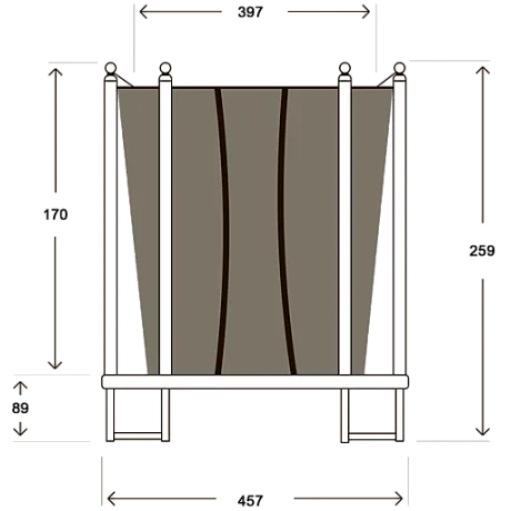 Батут Hasttings Classic Green (4,6 м) - Фото 13