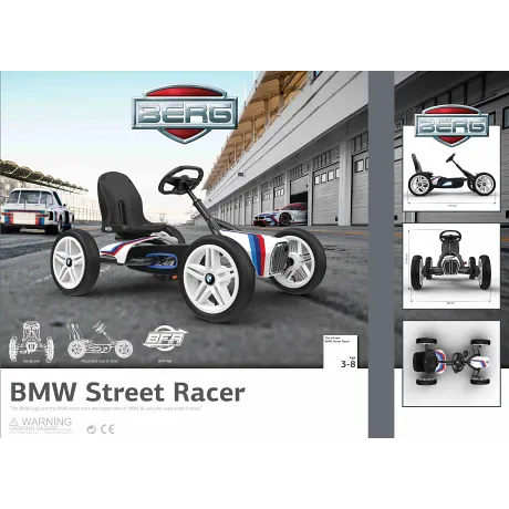 Веломобиль Berg Buddy BMW Street Racer - Фото 7